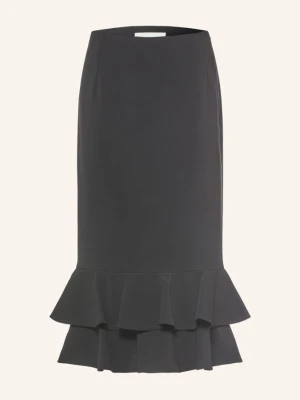 Claudie Pierlot Spódnica Z Falbanami schwarz CZARNY