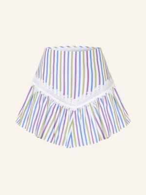 Claudie Pierlot Spódnica Z Koronką I Falbanami weiss