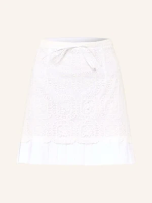 Claudie Pierlot Spódnica Z Mieszanki Materiałów weiss