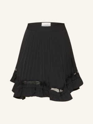 Claudie Pierlot Spódnica Z Plisami I Falbanami schwarz