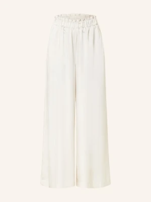 Claudie Pierlot Spodnie Marlena Z Satyny beige
