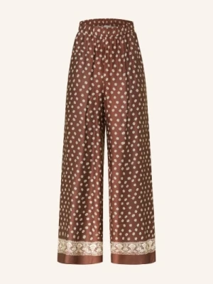 Claudie Pierlot Spodnie Marlene Z Satyny braun