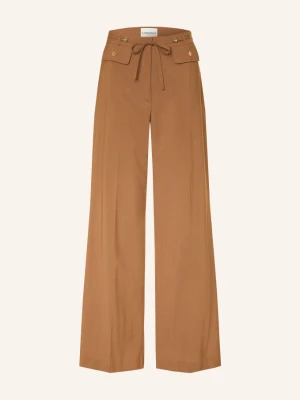 Claudie Pierlot Spodnie Typu Marlena braun CAMELOWY