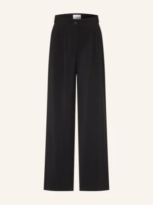 Claudie Pierlot Spodnie Typu Marlena schwarz CZARNY
