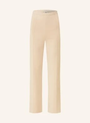 Claudie Pierlot Spodnie Z Dzianiny beige