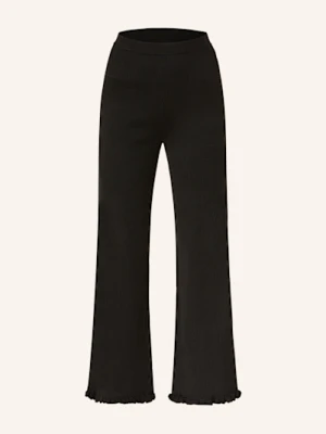 Claudie Pierlot Spodnie Z Dzianiny schwarz