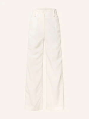 Claudie Pierlot Spodnie Z Marszczeniami weiss