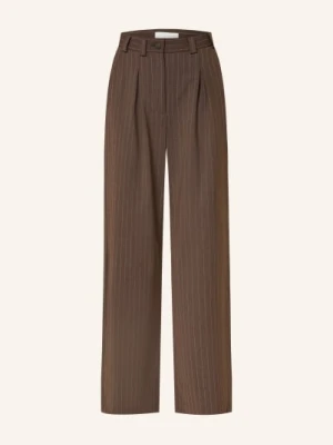 Claudie Pierlot Spodnie Z Materiału Typu Marlene braun