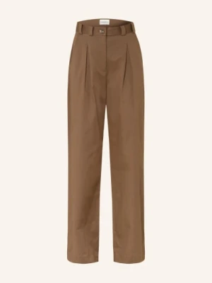 Claudie Pierlot Spodnie Z Materiału Typu Marlene gruen