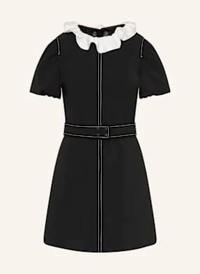Claudie Pierlot Sukienka Etui Z Wolantami schwarz