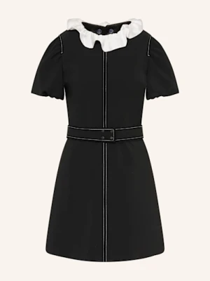 Claudie Pierlot Sukienka Etui Z Wolantami schwarz