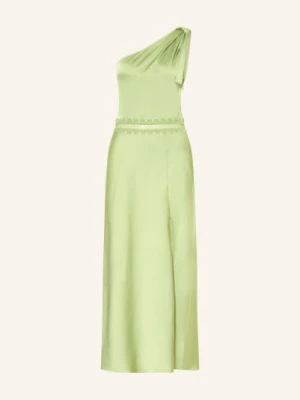 Claudie Pierlot Sukienka Na Jedno Ramię Z Satyny gruen