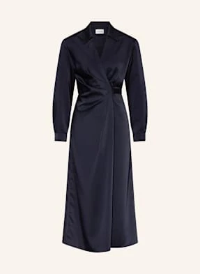 Claudie Pierlot Sukienka Satynowa W Stylu Kopertowym blau