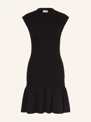 Claudie Pierlot Sukienka Z Dzianiny Z Plisami schwarz
