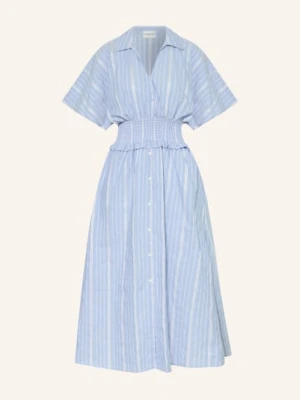 Claudie Pierlot Sukienka Z Falbanami blau