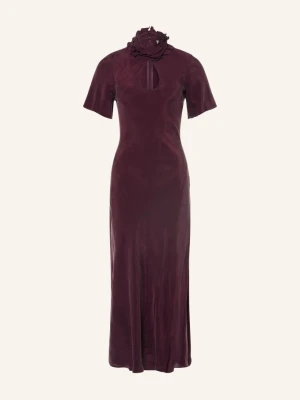 Claudie Pierlot Sukienka Z Falbankami lila FIOLETOWY