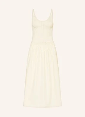 Claudie Pierlot Sukienka Z Mieszanki Materiałów beige