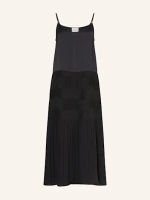 Claudie Pierlot Sukienka Z Mieszanki Materiałów schwarz