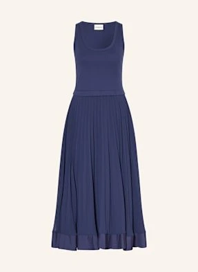 Claudie Pierlot Sukienka Z Mieszanki Materiałów Z Plisami blau