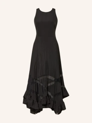 Claudie Pierlot Sukienka Z Plisami I Falbanami schwarz