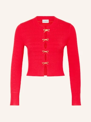 Claudie Pierlot Sweter Manivelle Z Wycięciami rot