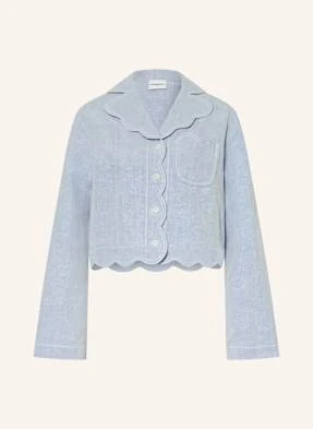 Claudie Pierlot Sweter Z Lnem blau