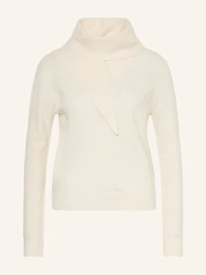 Claudie Pierlot Sweter Z Odpinanym Kołnierzem weiss KREMOWY