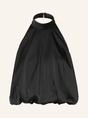 Claudie Pierlot Top Koszulowy Z Satyny schwarz CZARNY