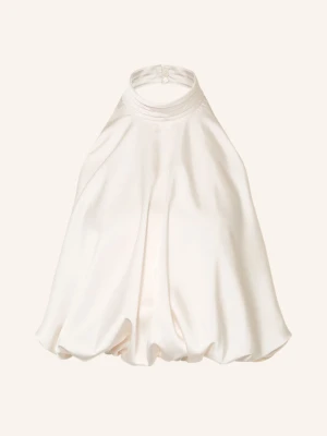 Claudie Pierlot Top Koszulowy Z Satyny weiss ECRU