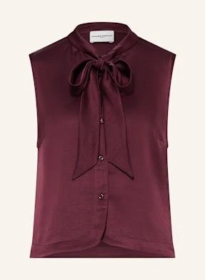 Claudie Pierlot Top Satynowy rot