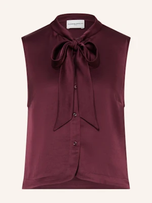 Claudie Pierlot Top Satynowy rot