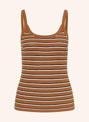 Claudie Pierlot Top Z Dzianiny braun