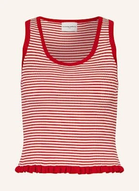 Claudie Pierlot Top Z Dzianiny rot