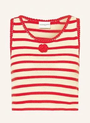 Claudie Pierlot Top Z Dzianiny rot