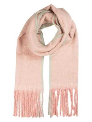 Clayre & Eef Szal w kolorze jasnoróżowo-miętowym - 190 x 38 cm rozmiar: onesize
