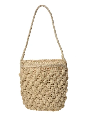 Clayre & Eef Torebka w kolorze beżowym - 25 x 26 x 14 cm rozmiar: onesize