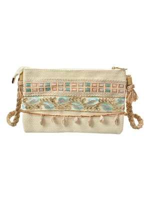 Clayre & Eef Torebka w kolorze beżowym - 30 x 18 x 3 cm rozmiar: onesize