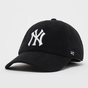 '47 Clean Up Wide Cord MLB New York Yankees uniseks Czapki czarny rozmiar Akcesoria