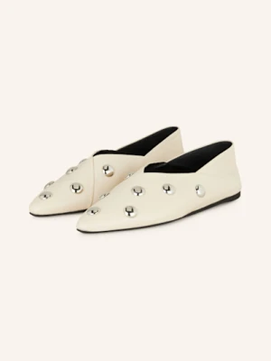 Closed Baleriny Z Ćwiekami beige