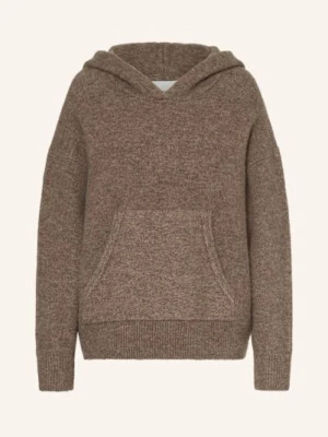 Closed Bluza Z Kapturem Z Dzianiny beige