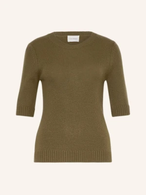 Closed Dzianinowa Koszula Z Kaszmiru gruen