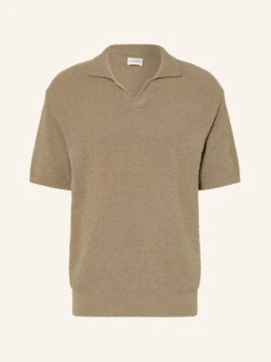 Closed Dzianinowa Koszulka Polo beige