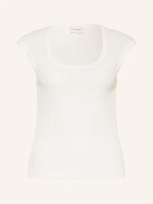 Closed Dzianinowa Koszulka weiss