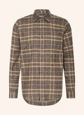 Closed Koszula Flanelowa Regular Fit beige
