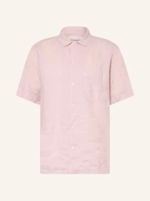 Closed Koszula Z Krótkim Rękawem Comfort Fit Z Lnu rosa