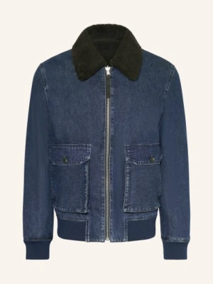 Closed Kurtka Jeansowa Dwustronna blau