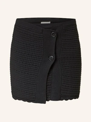 Closed Spódnica Z Dzianiny Crochet schwarz