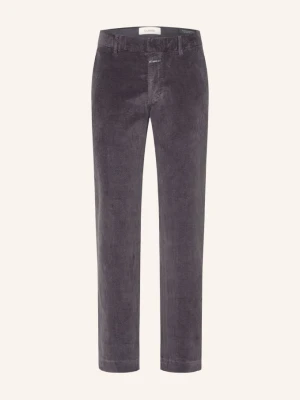 Closed Spodnie Z Sztruksu Clifton Slim Fit grau