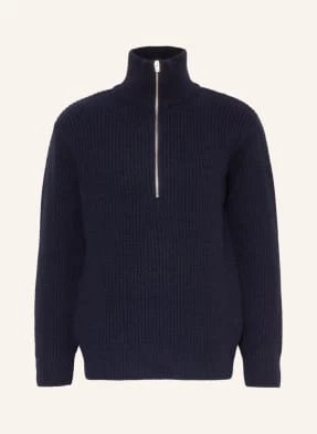 Closed Sweter Typu Troyer blau