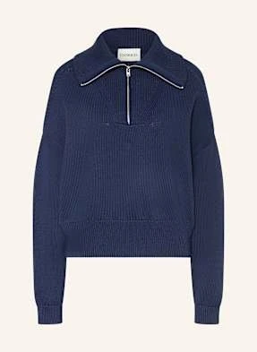 Closed Sweter Typu Troyer blau